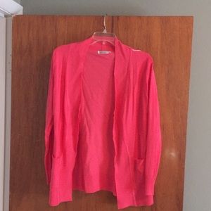Coral cardigan